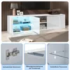 okwish TV-Schrank,Lowboard mit LED Beleuchtung und 3 Produktbild-Vorschau 3