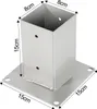 Faziango Aufschraubhülse 80x80 mm Pfostenträger, 8er Set Produktbild-Vorschau 2