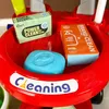 WOOPIE XXL-Putzset 3-in-1-Wagen, 29-teilig, rot Produktbild-Vorschau 7
