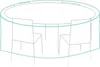 Ochranný obal GARDEN PLACE oválný 200 x 95 cm Náhled obrázku produktu 2