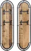 Möbel Wandgarderoben mit 4 Haken 2 Stk. Raues Produktbild-Vorschau 1