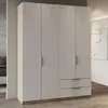 CALICOSY - Armoire 4 portes et 2 tiroirs Ghost - L157,3 cm Voir les images du produit 8