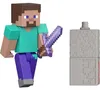Minecraft Actionfigur Steve 8 cm Produktbild-Vorschau 2