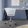ML-Design sametová kancelářská židle světle modrá, líčící Náhled obrázku produktu 1