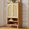 Flieks rieten dressoir met 2 rietendeuren en 2 open vakken, Productafbeelding-voorbeeld 4
