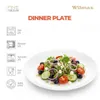 Piatto da portata Wilmax in porcellana, 25,5 cm, bianco Anteprima dell’immagine prodotto 3