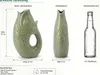 Fischvase 4Farben Porzellanvasen 22cm Vase Karpfenform Produktbild-Vorschau 3