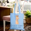 Mr. & Mrs. Panda Tote Bag Lamakopf Genervt - Sky Blue - Produktbild-Vorschau 4
