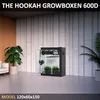 120x60x150 Deluxe 600D Black Zuchtzelt Gewächshaus Grow Box Produktbild-Vorschau 8