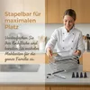 3er Set 304 Edelstahl Air Fryer Racks – stapelbare Produktbild-Vorschau 6