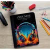Zeugnismappe, Dokumentenmappe, Ordner A4, Kopfhörer Neon Produktbild-Vorschau 6