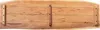 The back of a wooden tabletop with support beams attached. Produktbild-Vorschau
