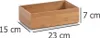 Zeller Ordnungsbox, Bamboo 23x15x7 Produktbild-Vorschau 5