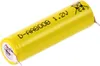 Mexcel Akku AA 1,2V / 800mAh NiCd Mignon Industrial Flattop Produktbild-Vorschau 1