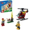 LEGO City Fire Helicopter set packaging and components. Voir les images du produit