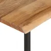Garderobe mit Naturkante 100x35x22 cm Massivholz Akazie , Produktbild-Vorschau 6
