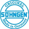 A circular logo with text. Produktbild-Vorschau