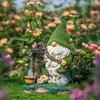 21 cm Gartendeko für draußen, lustiger Gartenzwerg, Produktbild-Vorschau 5