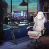 UISEBRT Rosa Gaming Stuhl PC Schreibtischstuhl mit Produktbild-Vorschau 10