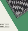 Tapis d'extérieur Karo 120 cm x 180 cm Voir les images du produit 2