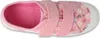 Top-down view of a single pink canvas sneaker with a floral pattern. Produktbild-Vorschau
