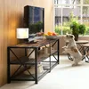 Meuble bas - 141 cm, Bois foncé industriel, rustique Voir les images du produit 9