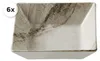 Servierschale 17x17cm / 800ml 6er Set Arezzo Produktbild-Vorschau 1