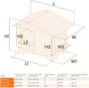 Ferplast Hundehütte Villa 70 Grau 73 x 59 x 53 cm 87253099 Produktbild-Vorschau 9
