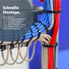 500x Kabelbinder schwarz Set kurz lang reißfest UV Produktbild-Vorschau 6