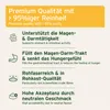 Marketing image with icons and text describing product features. Produktbild-Vorschau