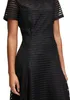 Vera Mont Damen Cocktailkleid Kurzarm Schwarz,40 Produktbild-Vorschau 5