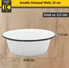 Karl Krüger 101321 Schüssel emailliert, weiß, Ø 32 cm Produktbild-Vorschau 5