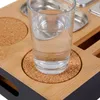 Relaxdays Couchbar, bambù, 3 vaschette in acciaio Anteprima dell’immagine prodotto 6