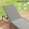 Klappbare Sonnenliege mit 5-fach verstellbarer Rückenlehne, Produktbild-Vorschau 4