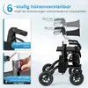 COSTWAY 2in1 rollator e sedia a rotelle pieghevole con Anteprima dell’immagine prodotto 4