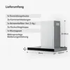 Klarstein Verosteel Dunstabzugshaube 60cm - 881,6 m³/h, A++ Produktbild-Vorschau 8