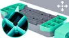 STEP do ćwiczeń fitness AEROBIKU 3 stopnie SAPPHIRE SG-048 Podgląd zdjęcia produktu 6