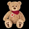 A teddy bear with a red bandana and a tag. Anteprima dell’immagine prodotto