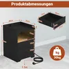 Nocny stolik ISOISL na 4 kółkach, z oświetleniem RGB, Podgląd zdjęcia produktu 2