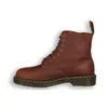 A side view of a brown leather boot. Produktbild-Vorschau