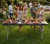 Aga Garten Klapptisch 180x74x74 cm Schwarz Produktbild-Vorschau 3