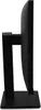 Side view of a black computer monitor on a stand against a white background. Produktbild-Vorschau