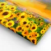 Bild auf Leinwand - Leinwandbild - Sonnenblumen Blume - Produktbild-Vorschau 5