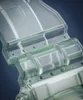 A close-up shot of a watch band, showing the details of its construction. Produktbild-Vorschau
