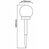 6x Lampa Solarna Ogrodowa LED 3000K IP44 10cm Wbijana Podgląd zdjęcia produktu 5
