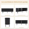 TV-Schrank mit Relief-Oberfläche, Spanplatte, ovaler Produktbild-Vorschau 7