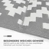 HOMESCAPES Outdoor Teppich wetterfest grau-weiß 240 x 300 Produktbild-Vorschau 4