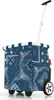 A shopping trolley with a blue bandana pattern. Produktbild-Vorschau