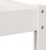 vidaXL Rám postele Biela 225,5 x 185,5 x 69,5 cm Masívne Náhľad obrázku produktu 7
