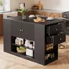 okwish  Sideboard,Kücheninsel, Küchenschrank,mit Schubladen Produktbild-Vorschau 9